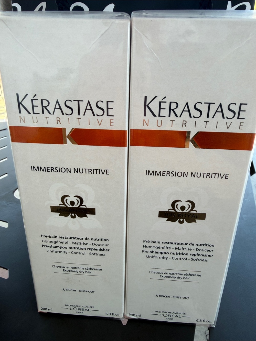 Kérastase Nutritive Immersion Pre-Shampoo - White & Copper this is for 2 boxes